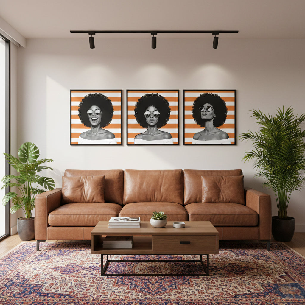 Afro Moderna · Tríptico